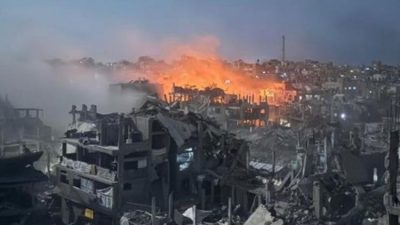 İsrail'in Han Yunus'taki Gazze-Avrupa Hastanesi ve çevresine düzenlediği saldırılarda 34