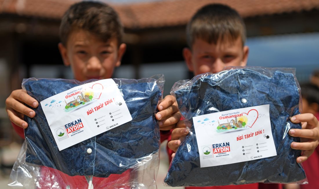 Osmangazi Belediyesi, Kurban Bayramı öncesinde ilçede yaşayan çocukların yüzünü güldürdü.