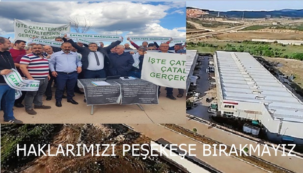 Çataltepe Sanayi Sitesi mağdurlarının hak mücadelesini kararlılıkla sürdüren ÇATSANDER Başkanvekili