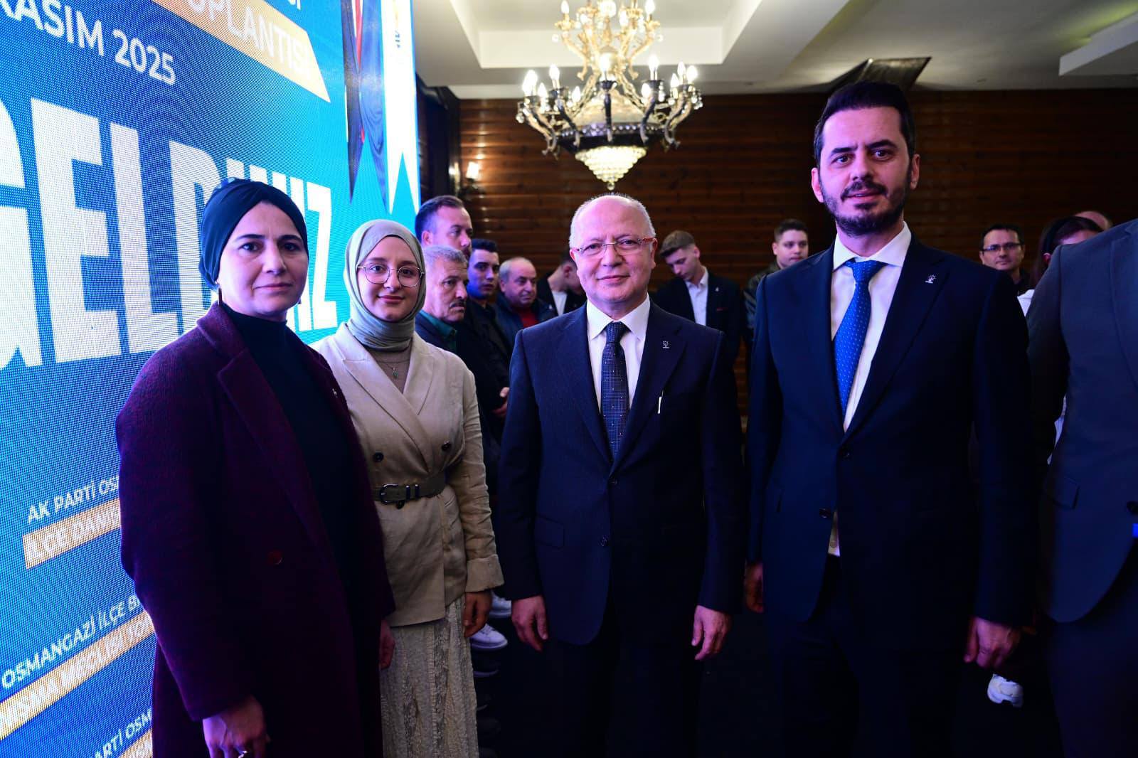 AK Parti Osmangazi İlçe Başkanı Adnan Kurtuluş, teşkilatın sahadaki dinamizmine