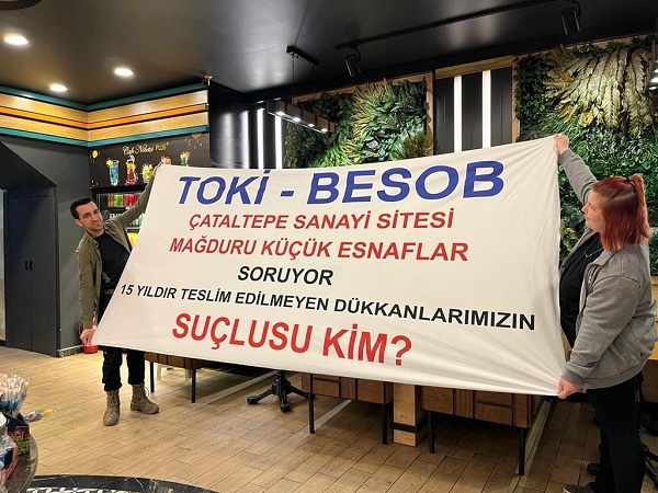 Bu Adaletsizliğin Hesabı Sorulacak” Bursa Çataltepe Büyük Sanayi Sitesi’nde yaşanan sorunlar, artık sadece bir