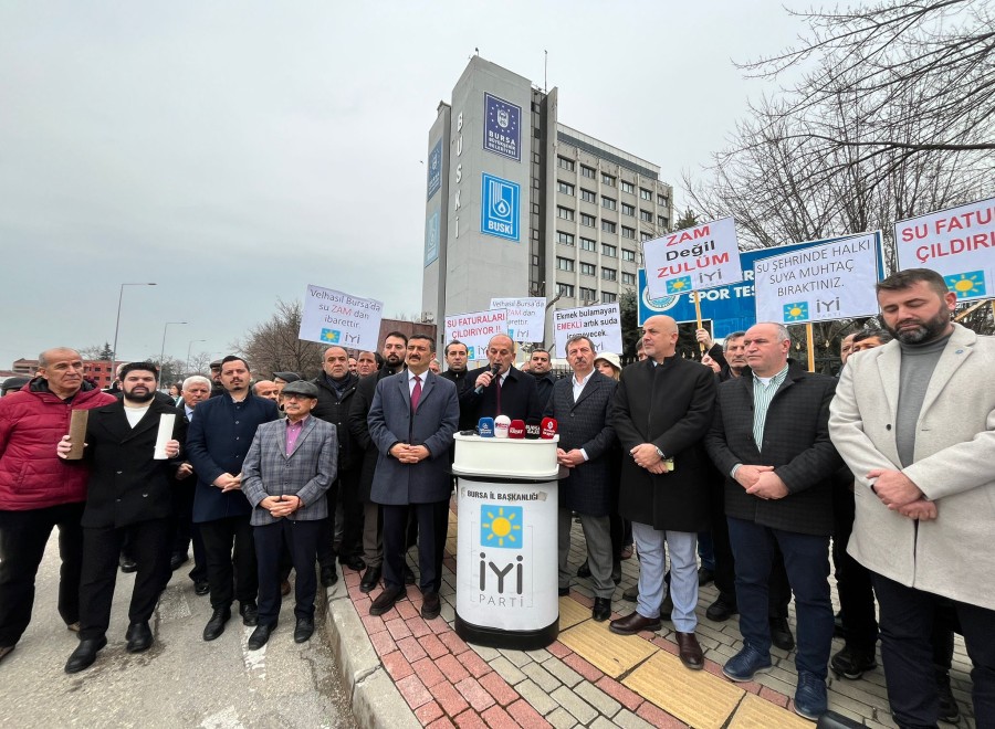 Bursalıların gündeminde yerini koruyan su faturalarına yapılan insafsız zammını Bursa