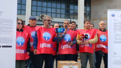 Eğitim-İş Bursa Şube Başkanı Özkan Rona, okulların deprem dayanıklılığına ilişkin