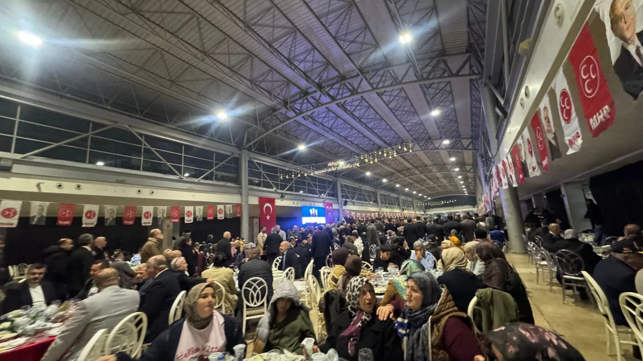 Milliyetçi Hareket Partisi (MHP) Bursa İl Başkanlığı tarafından düzenlenen iftar
