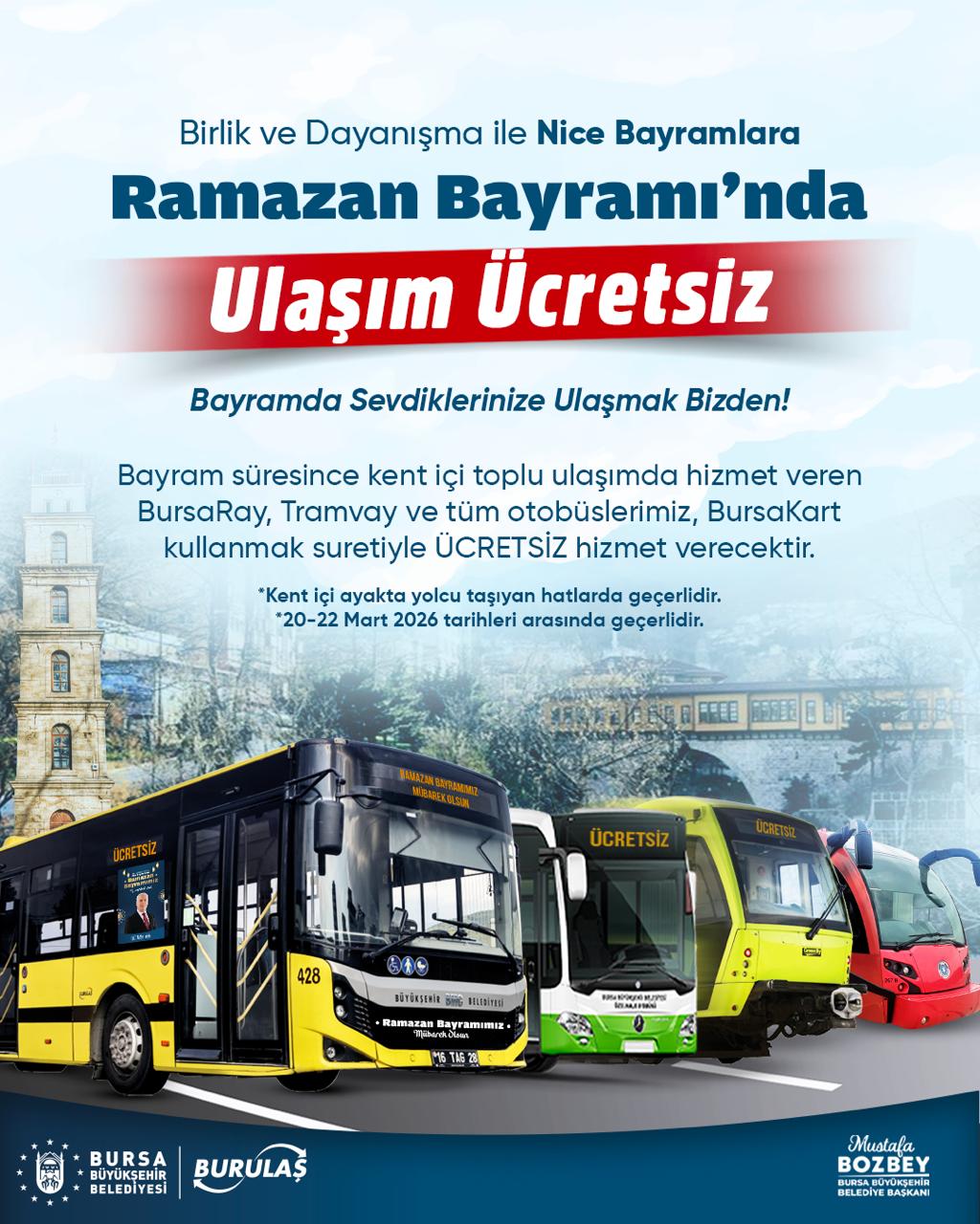 Ramazan ayının manevi iklimini düzenlediği programlarla tüm kentte hissettiren Bursa
