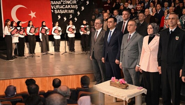 Karaman’da düzenlenen “İstiklal Marşı’nın Kabulü ve Mehmet Akif Ersoy’u Anma