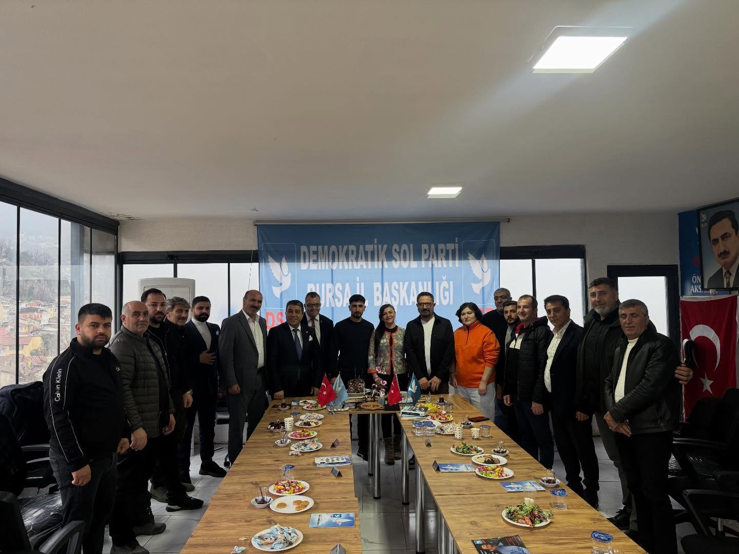 Patnoslular Federasyon Genel Başkanı Taner Kargı ve beraberindeki heyet, DSP