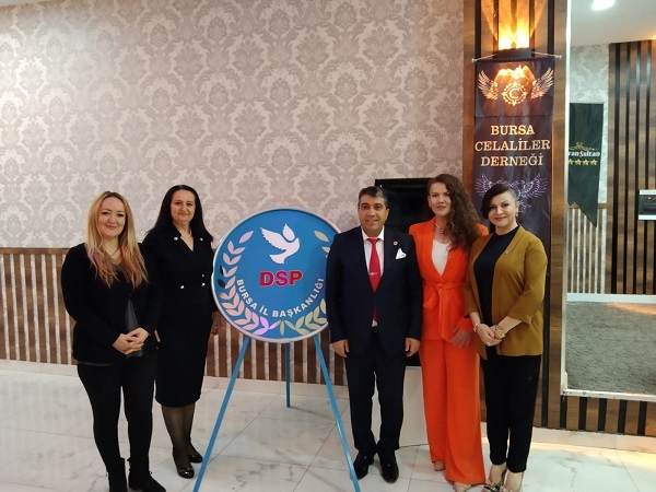 Demokratik Sol Parti (DSP) Bursa İl Örgütü, siyaset sahnesinde kadın