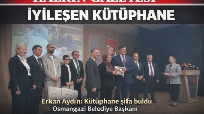 Kütüphane Haftası kapsamında Bursa’da düzenlenen programda konuşan yetkililer, kitap ve