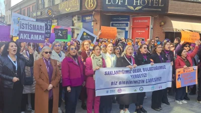 8 Mart Dünya Emekçi Kadınlar Günü kapsamında Bursa'da bir araya