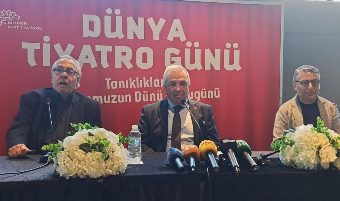 Nilüfer Kent Tiyatrosu'nun Dünya Tiyatro Günü kapsamında düzenlediği "Tanıklıklar: Tiyatromuzun