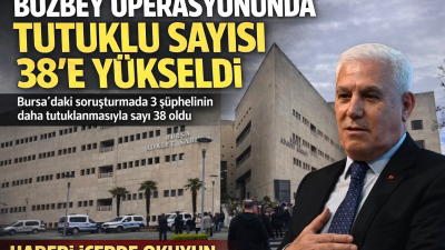 Bursa’daki soruşturmada 3 şüphelinin daha tutuklanmasıyla sayı 38 oldu