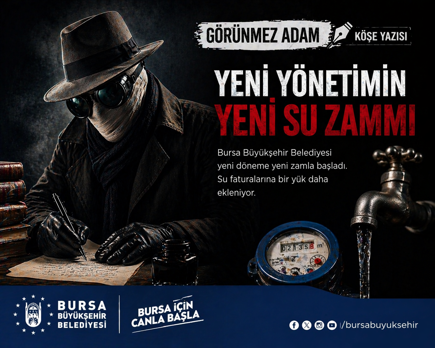 Bursa Büyükşehir Belediyesi Mustafa Bozbeyin tutuklanıp görevden uzaklaştırılmasının ardından yeni