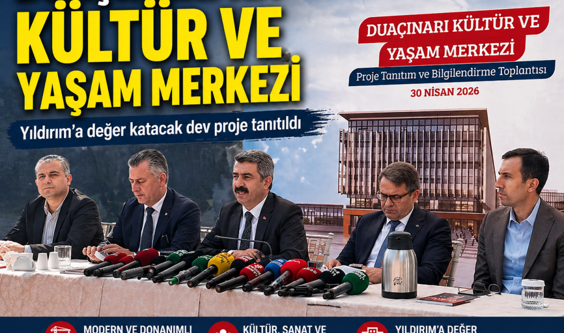 Yıldırım Belediye Başkanı Oktay Yılmaz, Duaçınarı Kültür ve Yaşam Merkezi