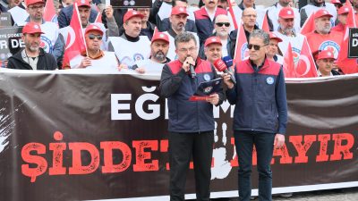 Siverek ve Kahramanmaraş’ta yaşanan okul saldırıları sonrası Bursa’da eğitimciler tepki