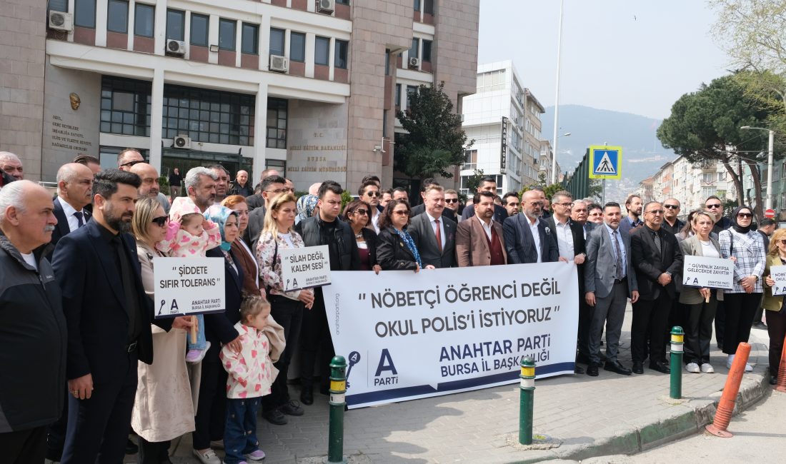 A Parti Bursa İl Başkanı Fikret Aslan, artan okul saldırıları