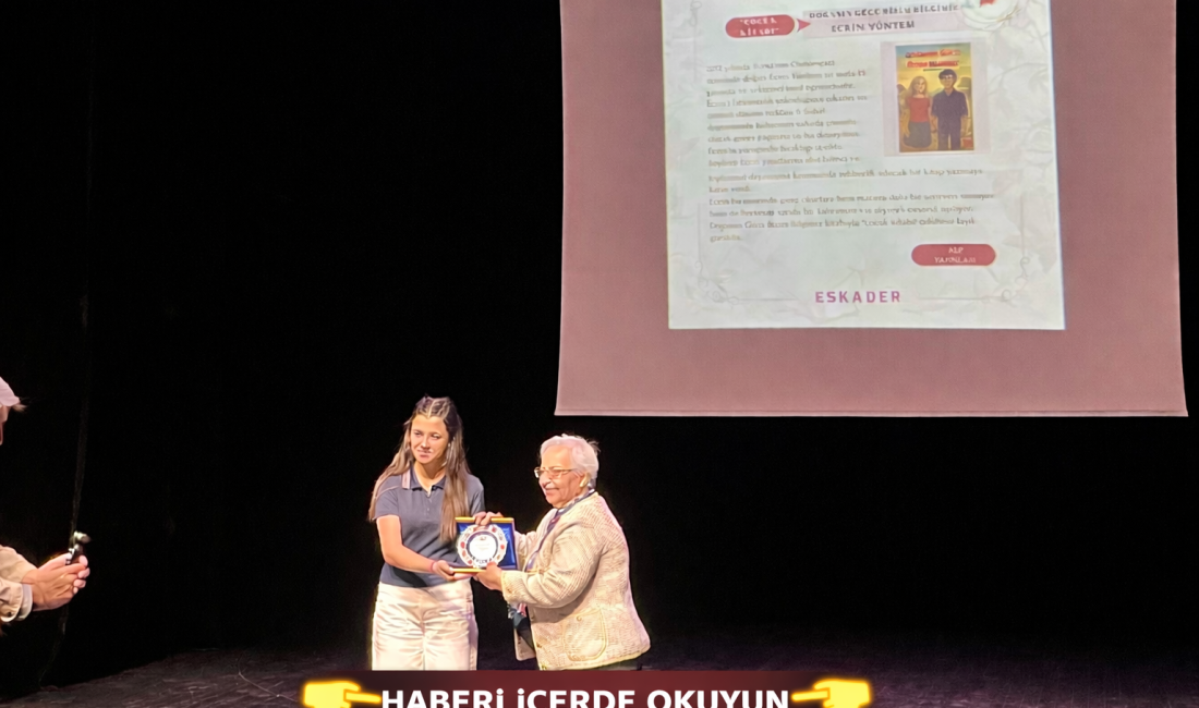 Genç yazar Ecrin Yüntem, “Doğanın Gücü Bizim Bilgimiz” adlı eseriyle