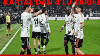 Beşiktaş, Süper Lig’in 29. haftasında sahasında ağırladığı Antalyaspor’u 4-2 mağlup