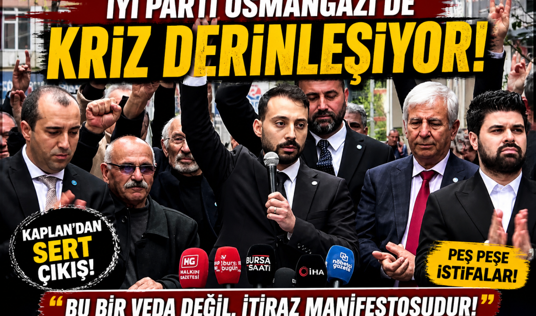 İYİ Parti Osmangazi’de peş peşe gelen istifaların ardından geçmiş dönem