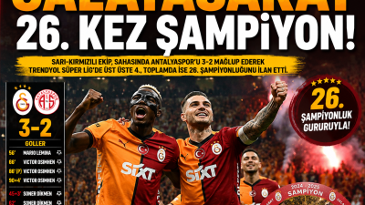 Sarı-kırmızılı ekip, sahasında Antalyaspor’u 3-2 mağlup ederek Trendyol Süper Lig’de