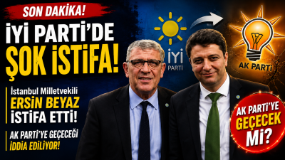 İYİ Parti İstanbul Milletvekili Ersin Beyaz, partisinden istifa ettiğini açıkladı.