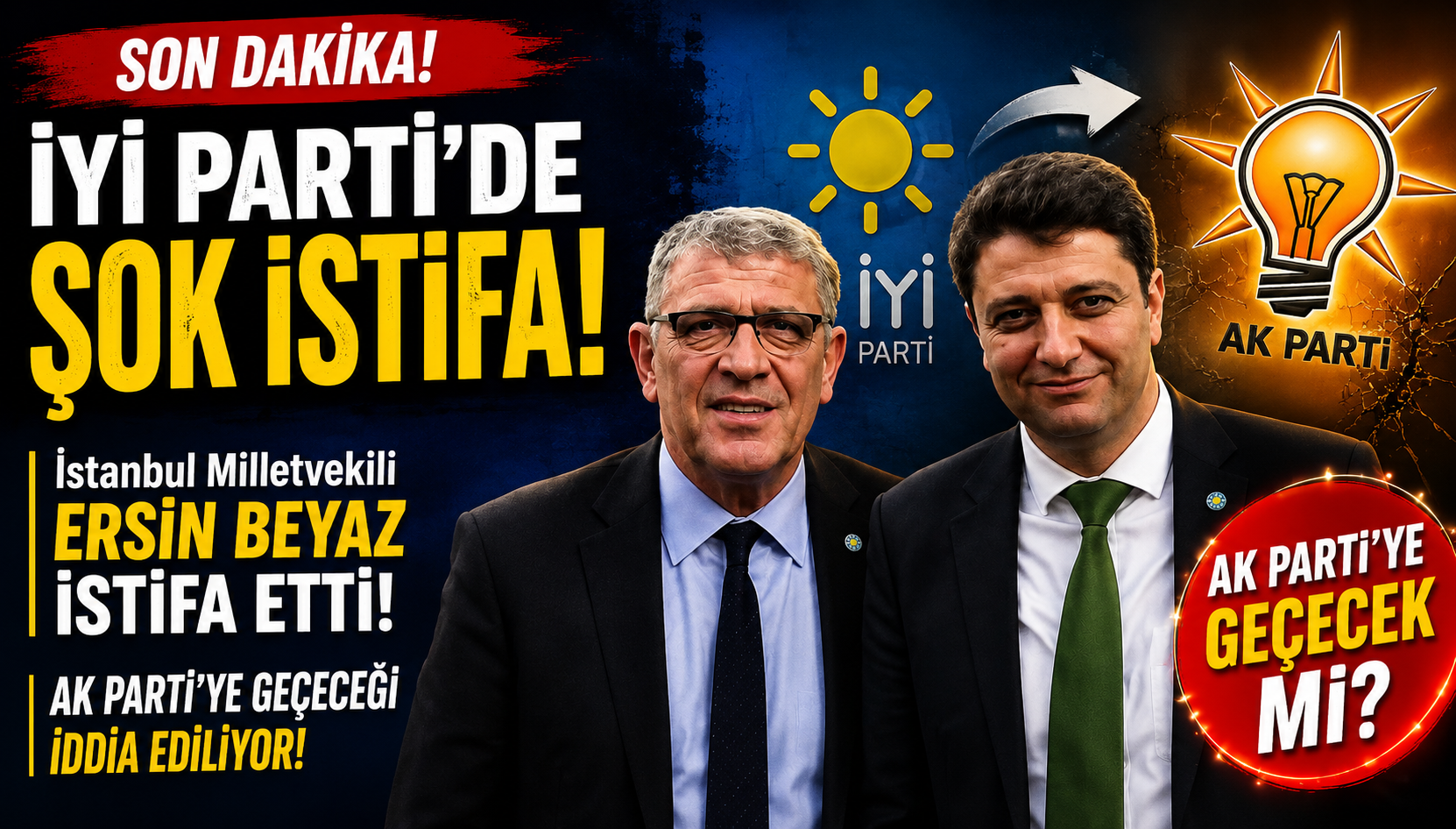 İYİ Parti İstanbul Milletvekili Ersin Beyaz, partisinden istifa ettiğini açıkladı.