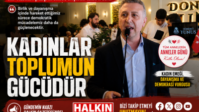 CHP Yıldırım Çalışma Grubu Başkanı İlhami Gün, yaptığı konuşmada demokrasi,