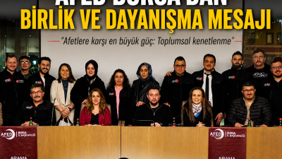 AFED Bursa İl Başkanı Umut Durmuş, 3 Mayıs dolayısıyla yayımladığı