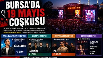 19 Mayıs Atatürk’ü Anma, Gençlik ve Spor Bayramı kapsamında Bursa’nın