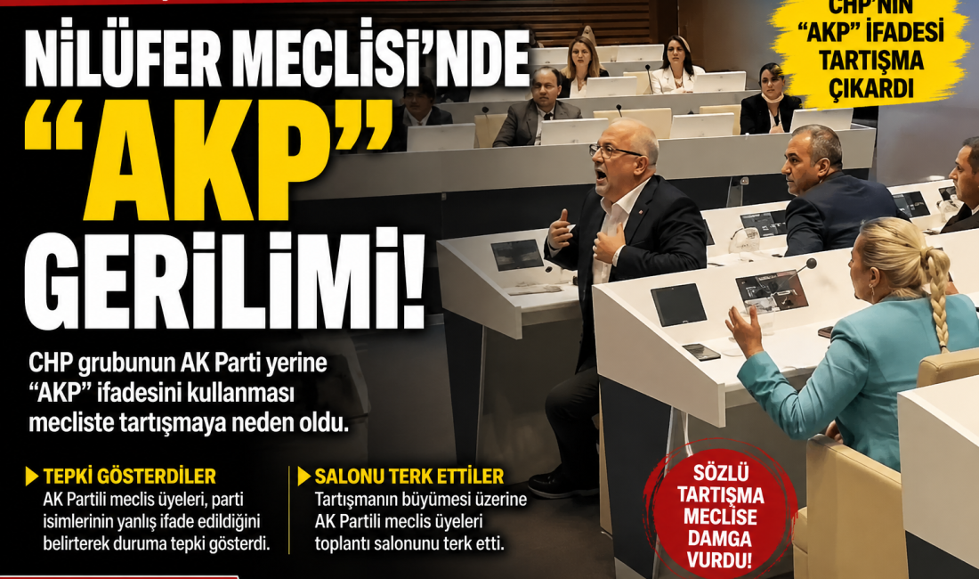 Nilüfer Belediye Meclisi’nin mayıs ayı toplantısında siyasi tansiyon yükseldi. CHP