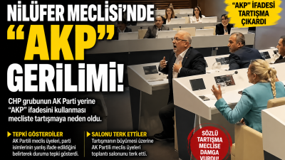 Nilüfer Belediye Meclisi’nin mayıs ayı toplantısında siyasi tansiyon yükseldi. CHP