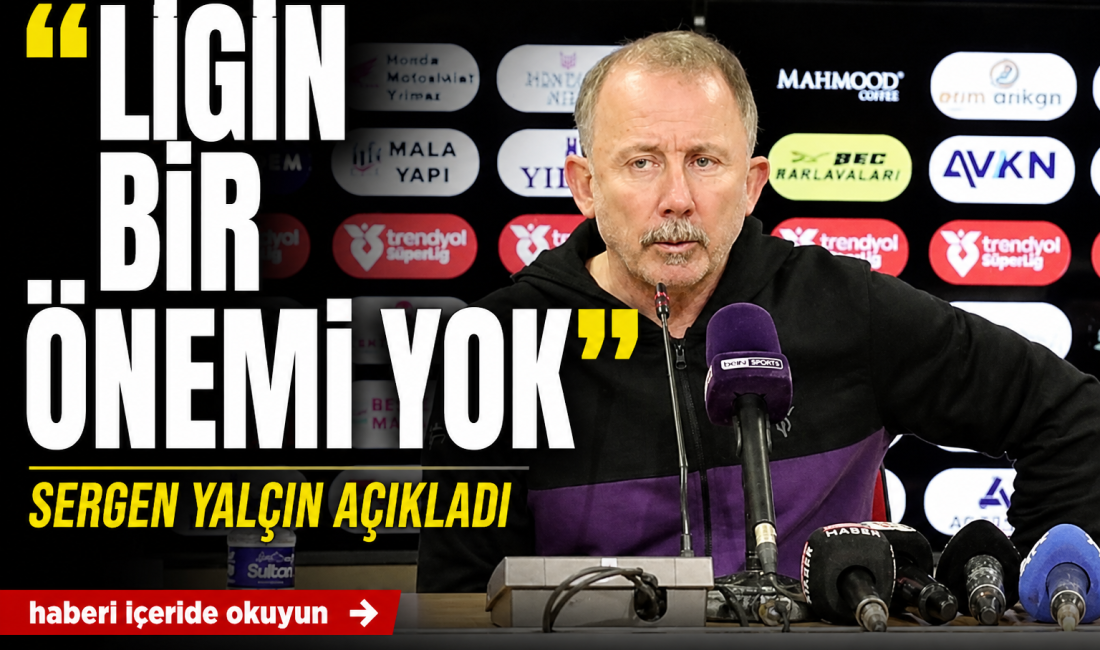 Beşiktaş’ın teknik patronu Sergen Yalçın, ligde alınan galibiyete rağmen dikkat
