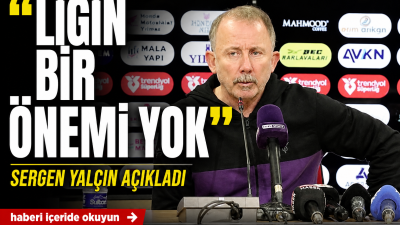 Beşiktaş’ın teknik patronu Sergen Yalçın, ligde alınan galibiyete rağmen dikkat