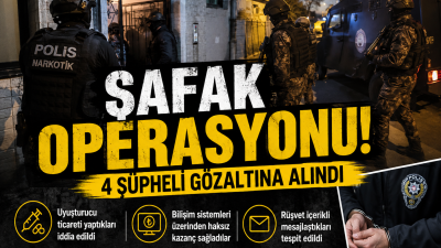 İstanbul ve Bursa’da düzenlenen eş zamanlı operasyonlarda suç örgütü bağlantılı
