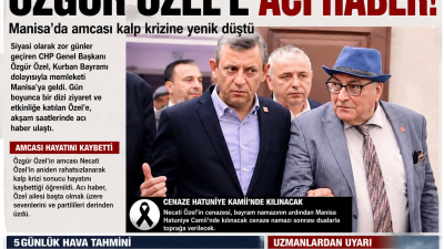 Siyasi olarak zor günler geçiren özgür özel, bayram ziyareti için