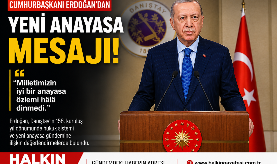 Cumhurbaşkanı Recep Tayyip Erdoğan, Danıştay’ın kuruluş yıl dönümü töreninde yaptığı