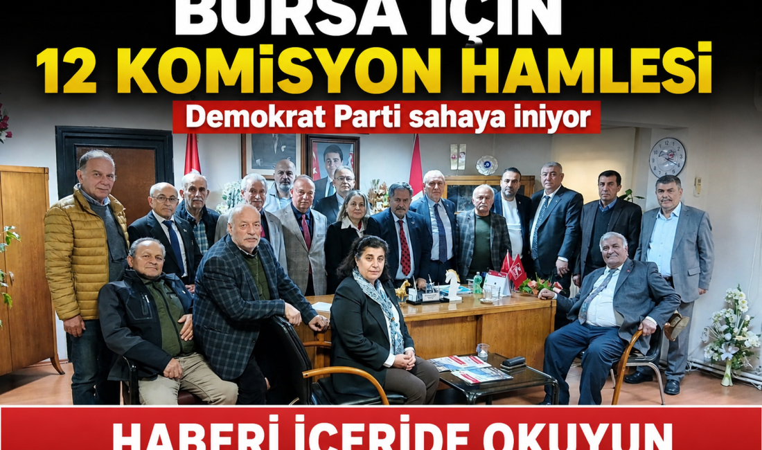 SPOT: Demokrat Parti Bursa İl Başkanı Ali Kamil Göral, kentin