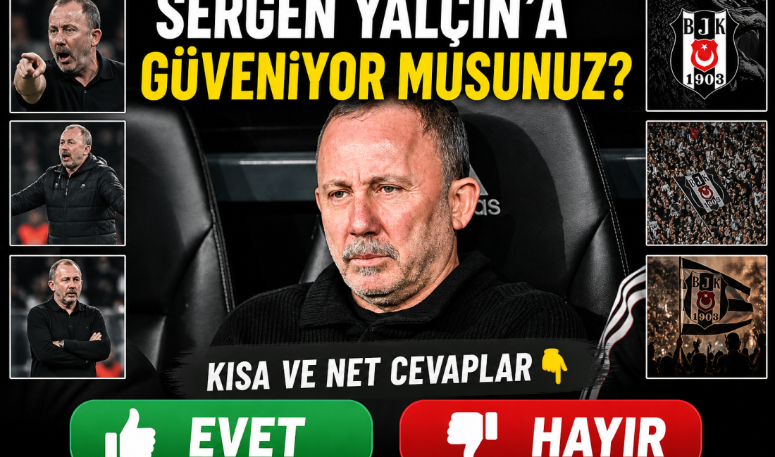 Halkın Gazetesi’nin sosyal medya üzerinden yaptığı “Sergen Yalçın’a güveniyor musunuz?”