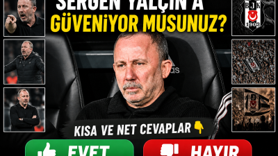 Halkın Gazetesi’nin sosyal medya üzerinden yaptığı “Sergen Yalçın’a güveniyor musunuz?”