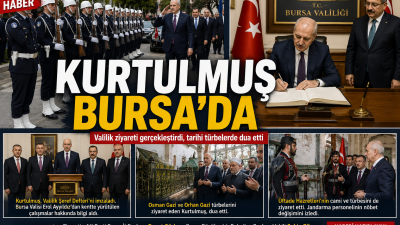 TBMM Başkanı Numan Kurtulmuş, çeşitli temaslarda bulunmak üzere geldiği Bursa’da