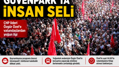 CHP Genel Başkanı Özgür Özel'in Ankara Güvenpark'taki bayramlaşma programı öncesinde