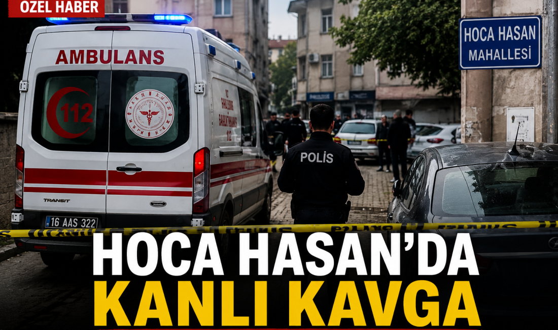 Bursa'da yabancı uyruklu şahıslar arasında çıkan kavgada bir kişi bıçakla