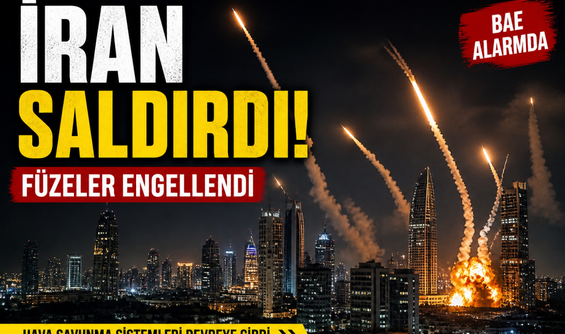 İran’dan Birleşik Arap Emirlikleri’ne atılan füzeler hava savunma sistemleri tarafından