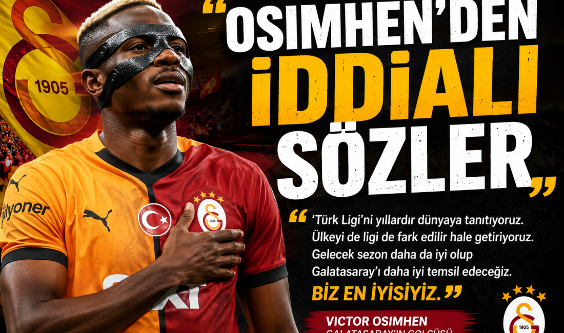 Galatasaray'ın yıldız golcüsü Victor Osimhen, yeni sezon öncesi konuştu: "Türk