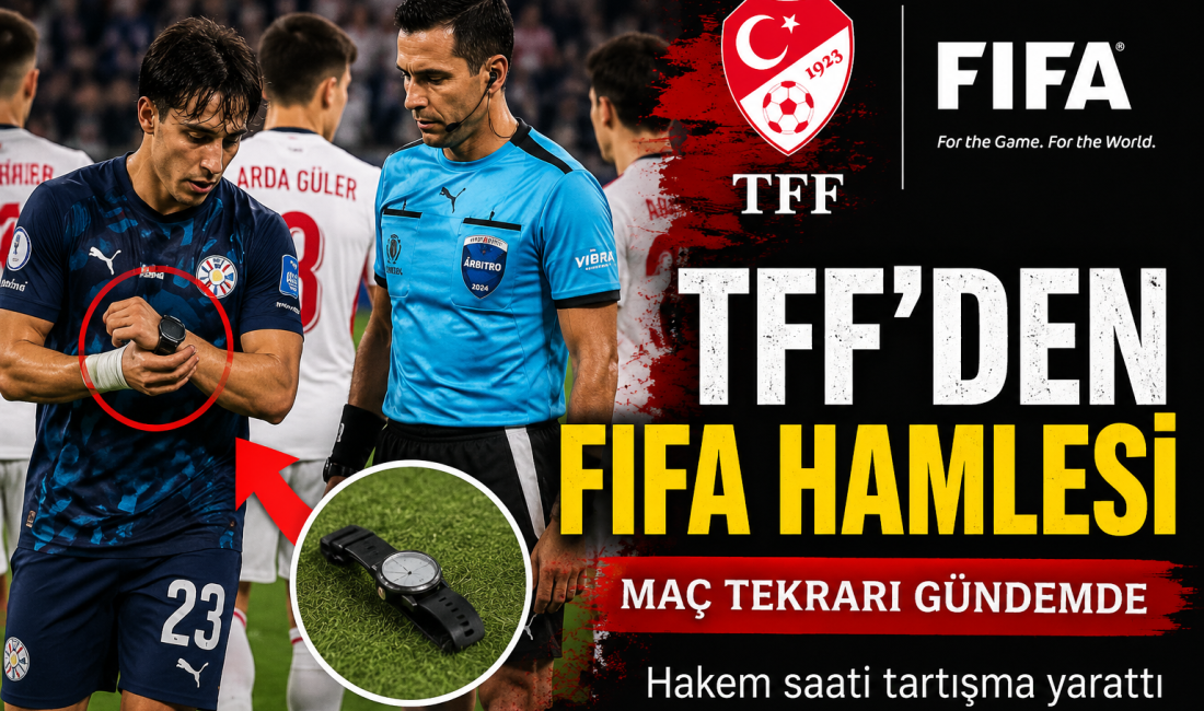 Türkiye-Paraguay maçında yaşanan sıra dışı olay sonrası TFF'nin FIFA nezdinde