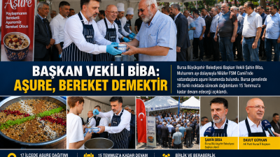 Bursa Büyükşehir Belediyesi Başkan Vekili Şahin Biba, Muharrem ayı dolayısıyla