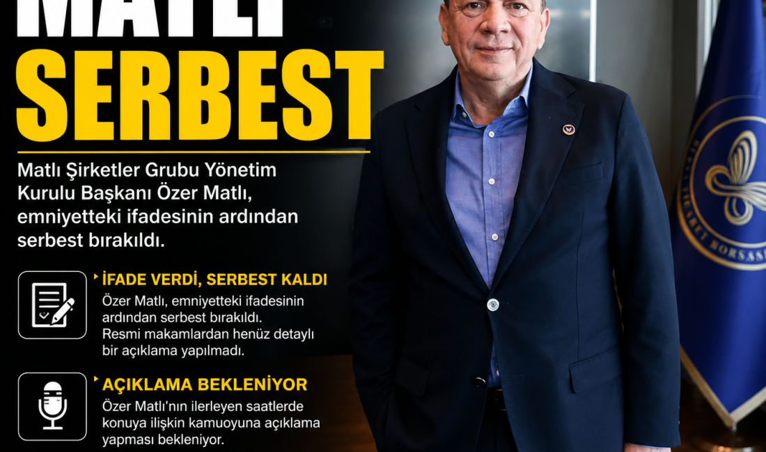 Matlı Şirketler Grubu Yönetim Kurulu Başkanı Özer Matlı, emniyetteki ifadesinin