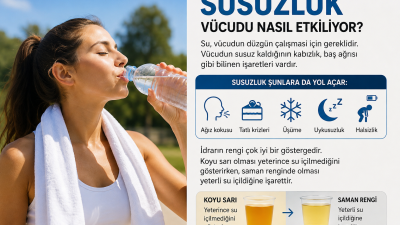 Uzmanlar, vücudun susuz kaldığını gösteren belirtilere dikkat çekerek yeterli su