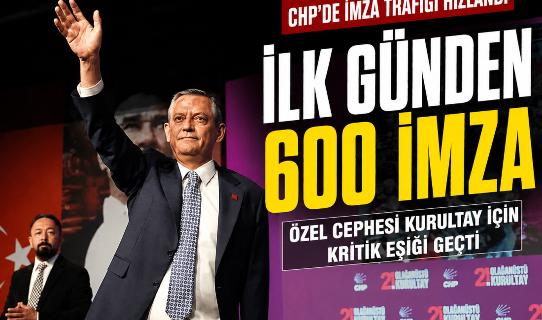 CHP'de olağanüstü kurultay için başlatılan imza sürecinde hareketlilik arttı. Parti