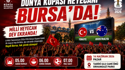 Bursa Büyükşehir Belediyesi, A Milli Futbol Takımı'nın 2026 FIFA Dünya
